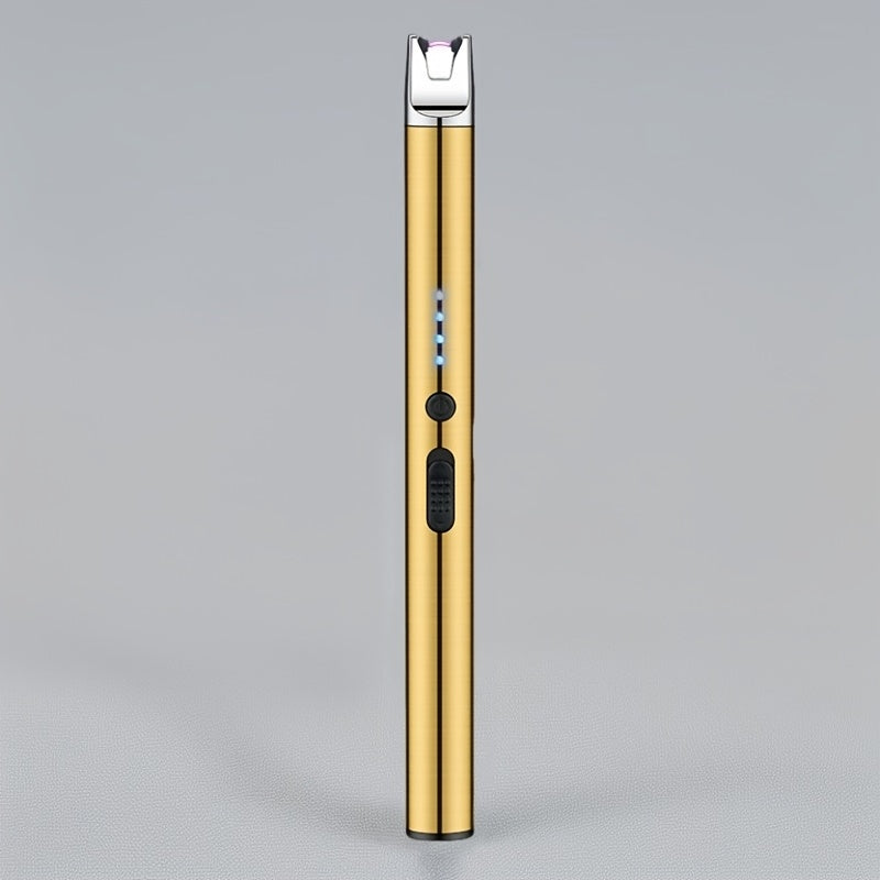 [Extended Candle Lighter] Rechargeable Arc Lighter | USB Electronic Lighter with LED Display | Outdoor Kitchen Tool for Candles, Gas Stoves, Camping, Barbecue