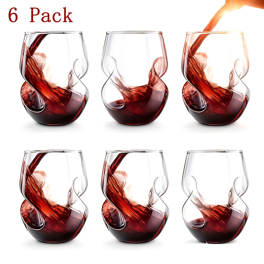 Two-Pack/Four-Pack/Six-Pack, Creative Japanese Cocktail Glasses For Home Use Water Cup Tea Glass Beer Mug Twist Glass Whiskey Tumbler